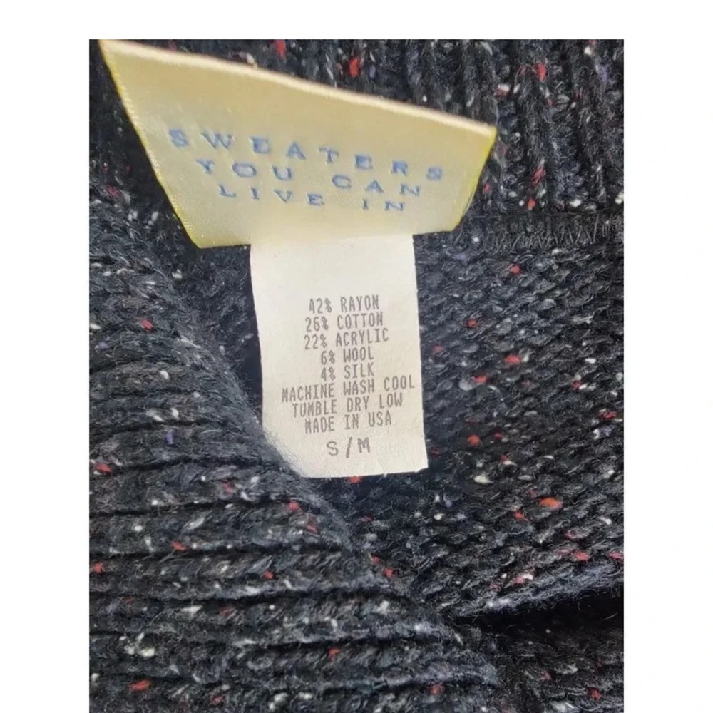 Vintage Karen Tate Knits Darling Cardigan Sweater Women's Size Small/Medium - Picture 3 of 4
